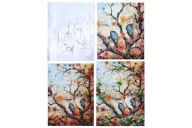 Regeneration Kookaburra progression - Artist Kristy-Ann