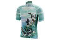 Kelp Gull Cycle Jersey by Australian Artist Kristy-Ann Duffy