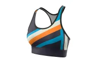 Women’s Running Crop Top – Flash Orange Racer Back