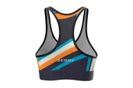 Women’s Running Crop Top – Flash Orange Racer Back