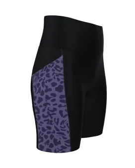 Women’s Leopard Tights – 6 Phone Pockets | Medium Rise