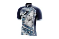 Capsized Relaxed Performance Cycle Jersey  by Australian Artist Paul Trotter