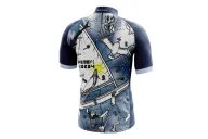 Capsized Relaxed Performance Cycle Jersey  by Australian Artist Paul Trotter