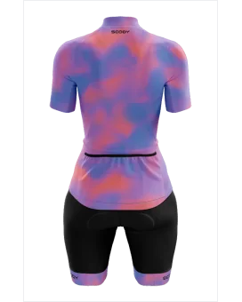 Women's Pixel Cycling Kit – Optimise Jersey & Bib Shorts