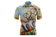 Regeneration Cycle Jersey - Kookaburras on a regenerating landscape