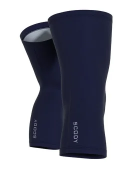 Unisex Cycling Knee Warmers - Thermo-fit - Solid Navy