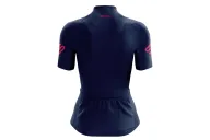 Staple French Navy with Strawberry logo detail  Cycle Jersey | Cycling Clothing