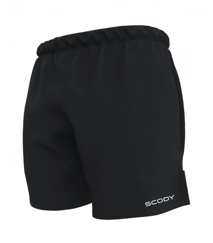 Active Run Shorts, Mid Length, Side pockets, Staple Black - Men