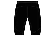 Pure Black Men's Mid Thigh Compression Tights | Cycling Clothing