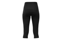 Women's 3/4 Length Running Tights - Pure Black | SCODY
