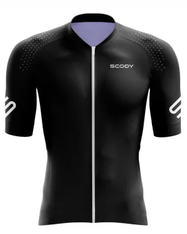 Men’s Cycling Jersey – Staple Black | Optimise Fit