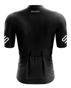 Men’s Cycling Jersey – Staple Black | Optimise Fit