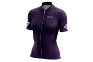 Dark Purple Cycle Jersey with Logo detail in White | Cycling Clothing