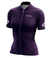 Dark Purple Cycle Jersey with Logo detail in White | Cycling Clothing