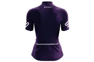 Dark Purple Cycle Jersey with Logo detail in White | Cycling Clothing