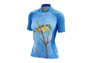 Australian Artist Cycle Jersey featuring a bright Pardalote perched on a branch against the blue Australian sky | Cycling Gear