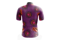 Gumbi Gumbi mens Australian Made cycling jersey back view Danielle Leedie Gray | Cycling Gear
