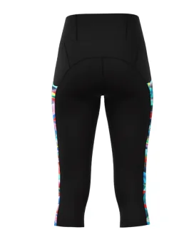 Fluoro Splash Women's 3/4 Active Tights - Fluorescent Design