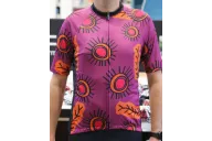 Gumbi Gumbi mens Australian Made cycling jersey front view Danielle Leedie Gray | Cycling Gear