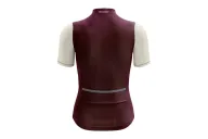 Lightweight Women’s Cycling Jersey – Maroon & Cream