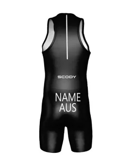 Men’s Black Triathlon Suit – Elite, WT Compliant | SCODY