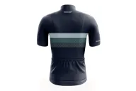 Navy Cycle Jersey with bands of Ocean Green across chest | Cycling Gear |cycle Jersey
