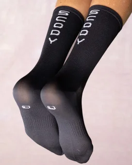 SCODY Black Cycling Socks Unisex – Breathable & Durable