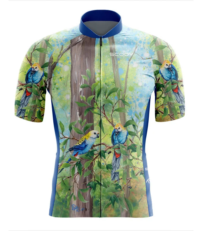 Choose Sleeve Performance Cycle Jersey - Pale Headed Rosella, Men