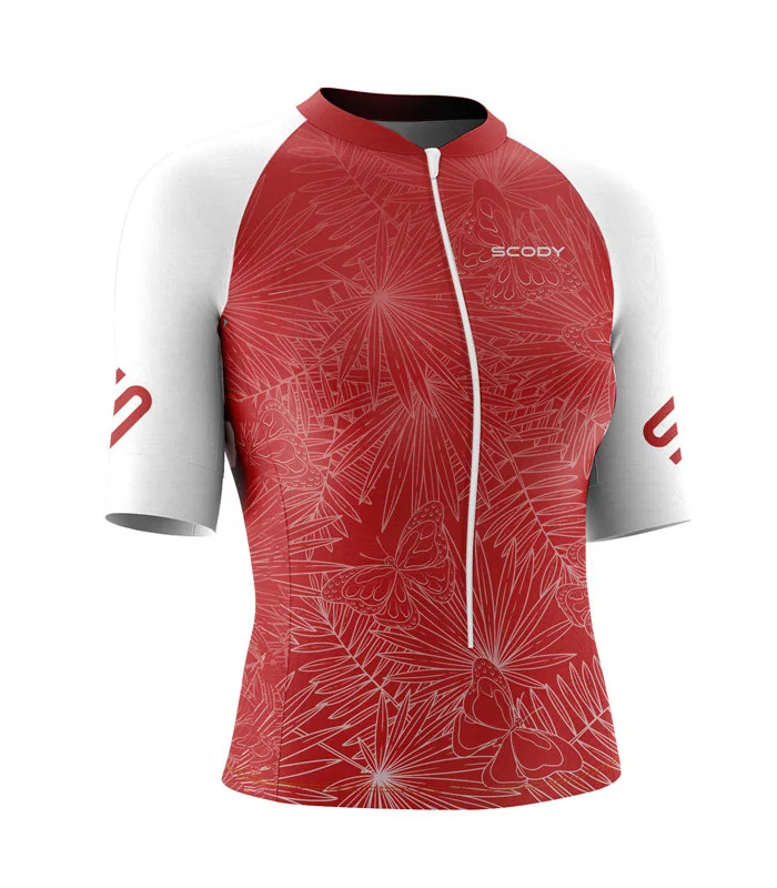 Perform UV Protect Sleeved Triathlon Jersey - Nectar Melon