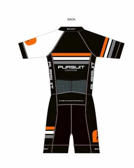 Aerodynamic Sleeved Men's Triathlon Suit |Made to Order |Made in Aus