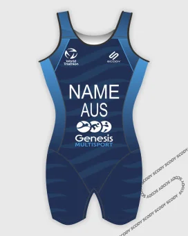 Women's Triathlon Suit, named and swim optimised | Made in Australia