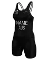 Pure Black World Triathlon Compliant Elite Open Back Triathlon Suit | Triathlon Gear