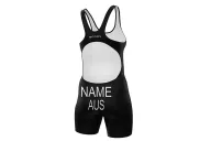 Pure Black World Triathlon Compliant Elite Open Back Triathlon Suit | Triathlon Gear