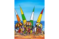 Close up of Beach Party by David Hart