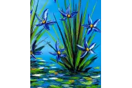 Close up of Original art work Reflection  by David Hart | Cycling Gear