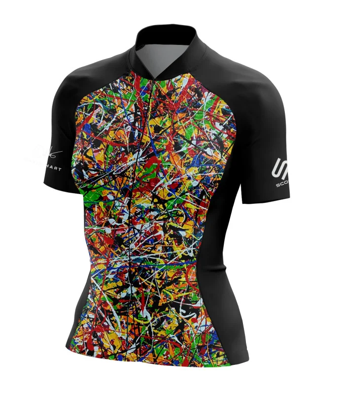 Choose Fit Cycle Jersey - 8 Black Dogs, Women