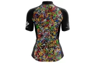 Cycle Jersey with design based on original art work 8 Black Dogs by David Hart | Cycling Gear