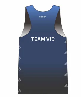 AusTriathlon VIC State Team Ultra Light Weight Run Singlet, Men| Running Gear