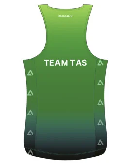 AusTriathlon TAS State Team Ultra Light Weight Run Singlet, Women| Running Gear
