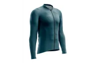 Staple Alpine Blue Men's L/S Performance Cycle Jersey | Made in Australia