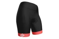 Black Women's Cycle Shorts with watermelon cuffs | Scody Made in Australia