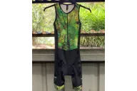 SCODY Women’s Floral Triathlon Suit – Sleeveless, Zip Front
