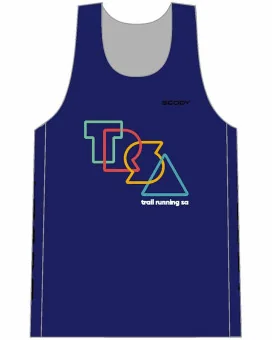 Trail Running SA Men's Run Singlet | Scody Custom | Made in Aus