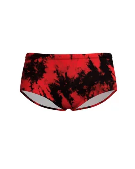 Men's Tie Dyed Swim Trunks – Red Chlorine Resistant