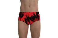 Men's Tie Dyed Swim Trunks – Red Chlorine Resistant
