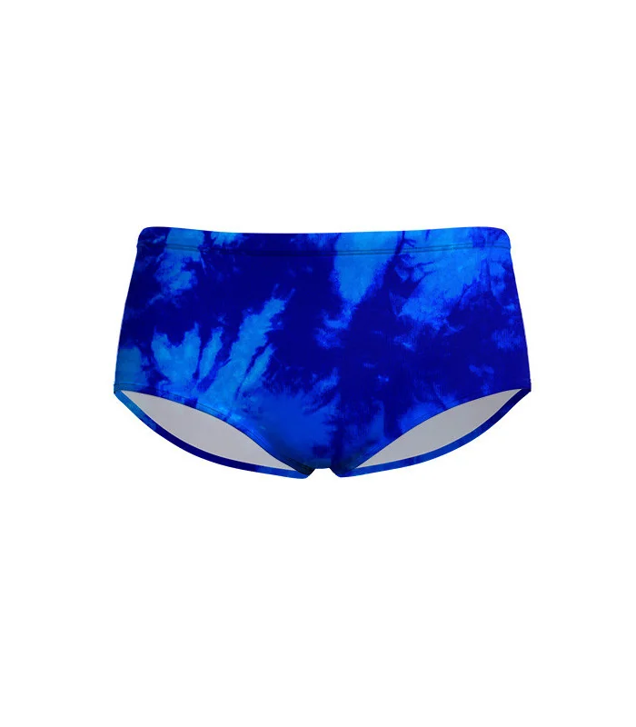 Swim Trunks, Tie Dyed Blue, Men