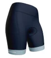 Navy Women's Cycle Shorts with Quilted cuff and pockets on legs | Scody Made in Australia