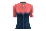 Highlights Fluoro Coral Aero Optimised Cycle Jersey | Cycling Clothing