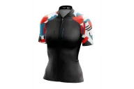 Cerulean Strokes Relaxed Cycle Jersey | Cycling Gear