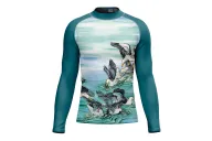Kristy-Ann Duffy Kelp Gulls Unisex Surf Rashie, UPF50+ | Beach Wear